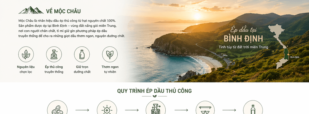 Vì sao nên chọn dầu thủ công từ Bình Định?